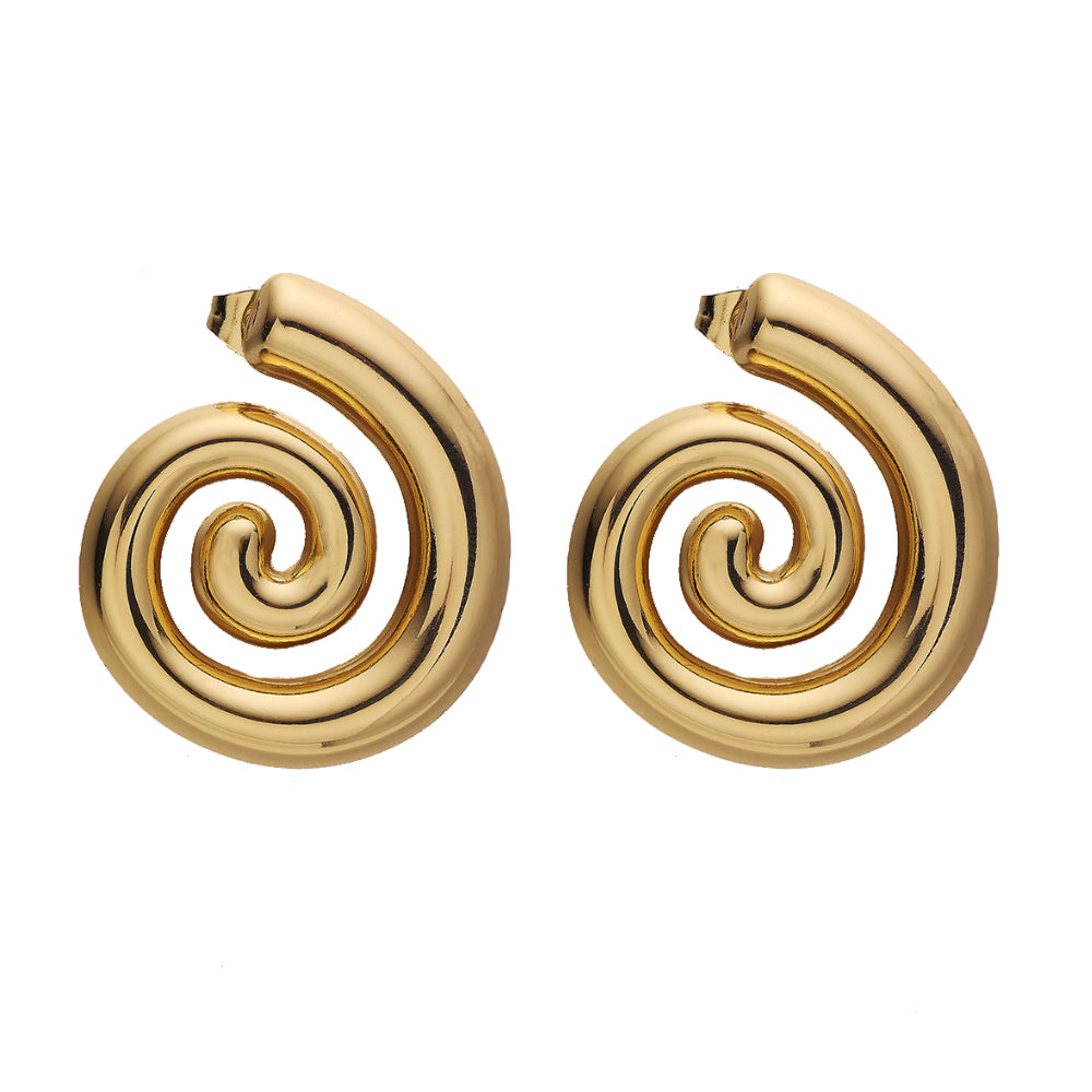 The House of the Snail Stud Earrings, 316L Stainless Steel Stud Earrings