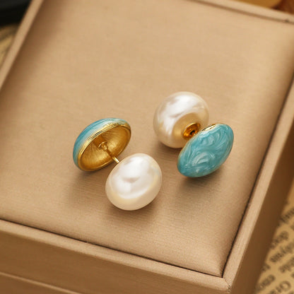 316L Stainless Steel Reversible Stud Earrings