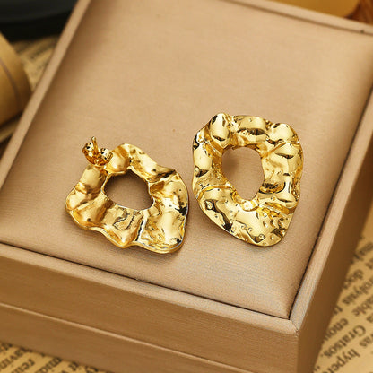 316L Stainless Steel Stud Earrings in the Shape of a Donut