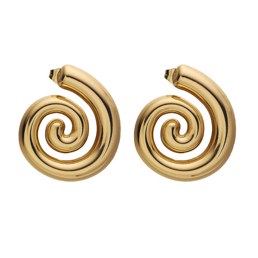 The House of the Snail Stud Earrings, 316L Stainless Steel Stud Earrings