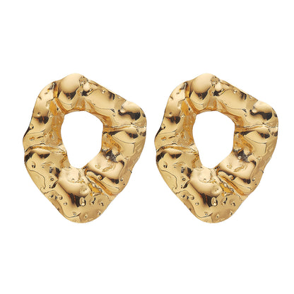 316L Stainless Steel Stud Earrings in the Shape of a Donut