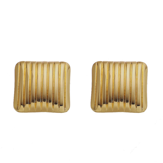 316L Stainless Steel Stylish Stud Earrings in the Shape of Small Sugar Cubes